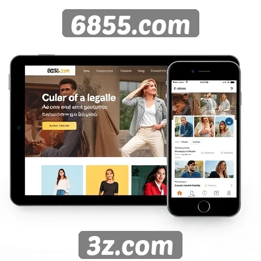 Acessibilidade do site 6855.com em dispositivos móveis